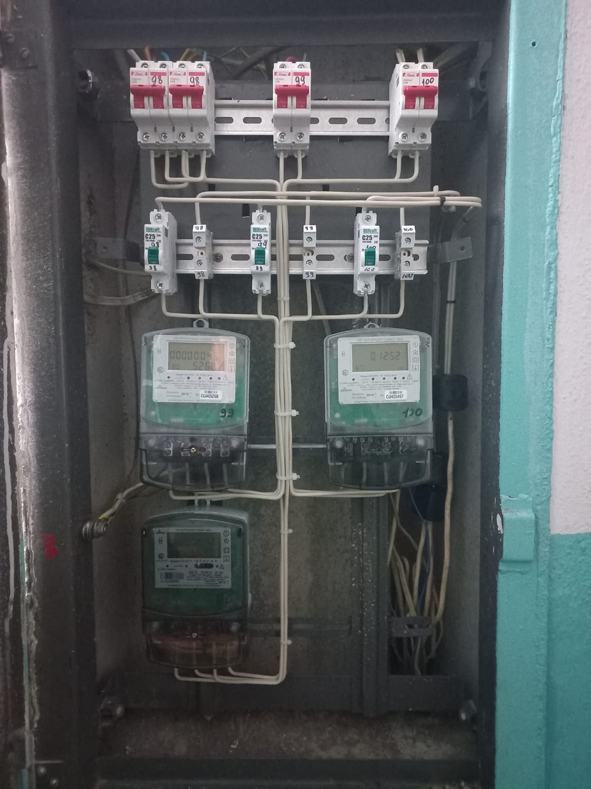 Новый электрощит после ремонта